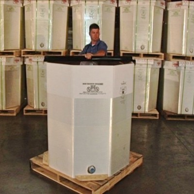 EZ-BULK liquid bulk container with plastic liner